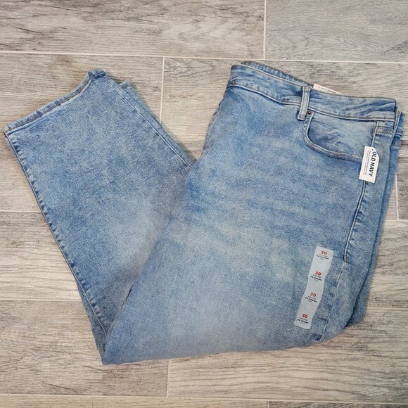 Old Navy Denim - Old Navy Blue Jeans Women's 30 /4XL Plus Stretch Denim High-Rise Ankle NWT